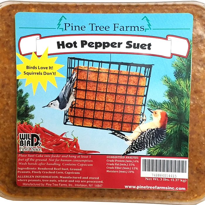 Hot Pepper Suet Cake 3 LB