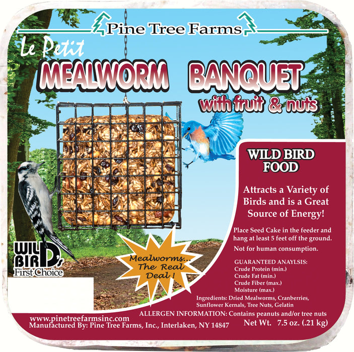 Mealworm And Nut Seed Cake 7.5 OZ