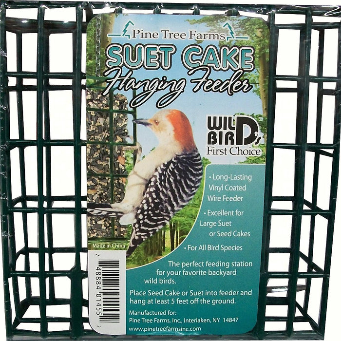 Wire Bird Feeder with Handle 5.5 IN x 5.5 IN x2 IN