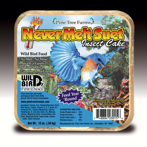 Never Melt Insect Suet Cake 12 OZ