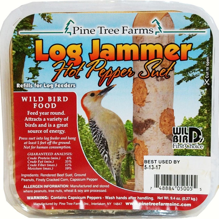 Log Jammers Hot Pepper Suet 3 Pack