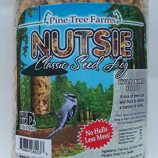 Nutsie Bird Seed Log 40 OZ