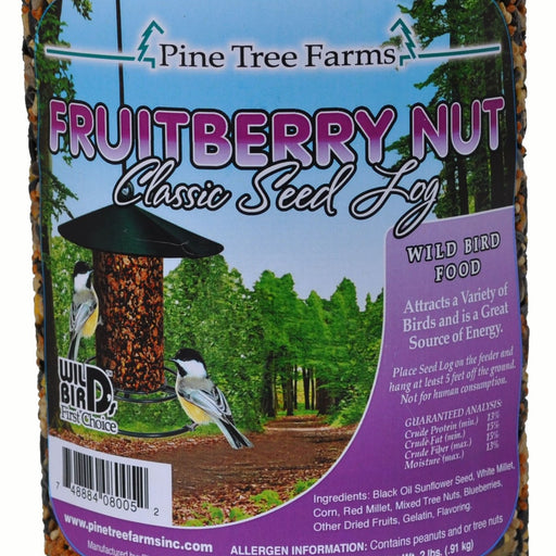 Fruit Berry Nut Bird Seed Log 32 OZ 