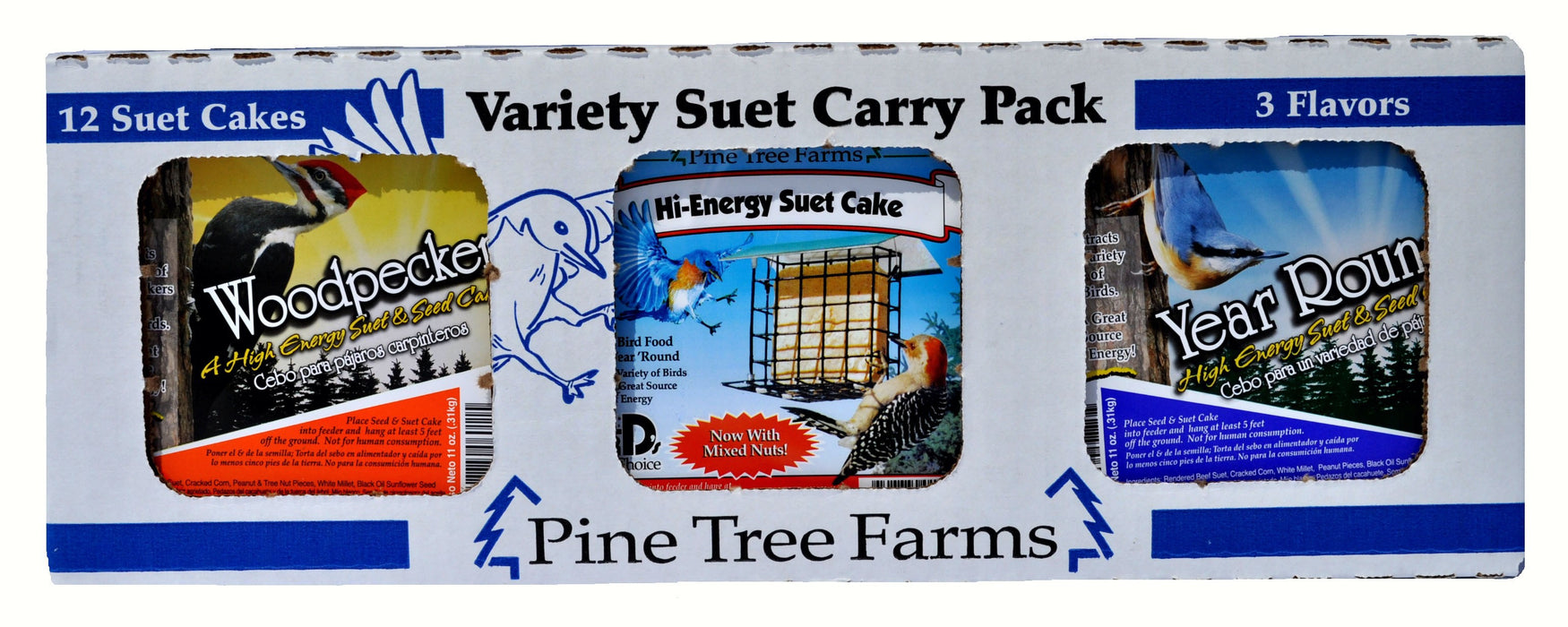Woodpecker Year Round Hi Energy Variety Suet 12 Pack