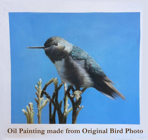 Upload Your Image - Custom Hand Painted Oil Painting - Bird And Landscape
