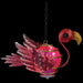 Flamingo Bird Solar Lantern Hand Painted 16 IN