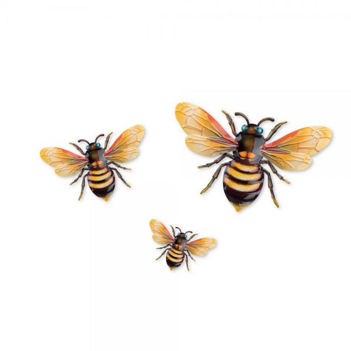 Luster Bee Wall Decor Set of 3 