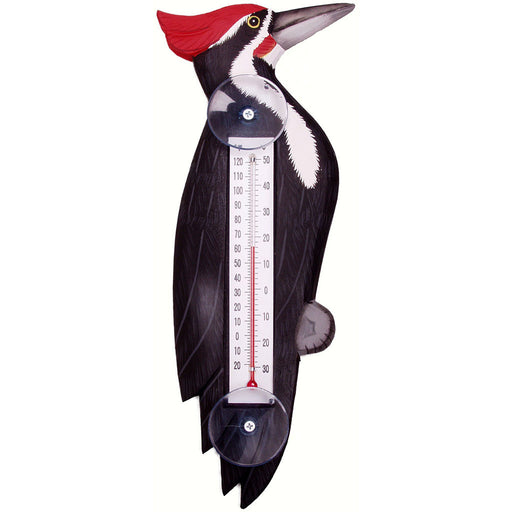 Woodpecker Window Thermometer 6.3 IN