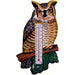 Great Horned Owl Window Thermometer 6.4 IN
