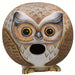 Brown And White Owl Gord O Hanging Wood Birdhouse Hand Carved