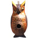 Great Horned Owl Wood Birdhouse Hand Painted 4.1 IN x 9.8 IN x 9.8 IN