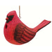 Red Cardinal Wood Birdhouse Hand Painted 5.1 IN x 10 IN x 10 IN
