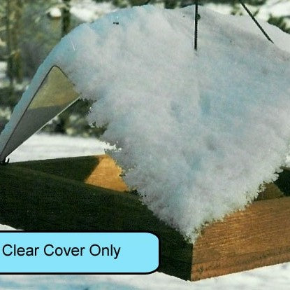 Clear Heavy Duty Polycarbonate Bird Feeder Cover 9 IN x 9 IN