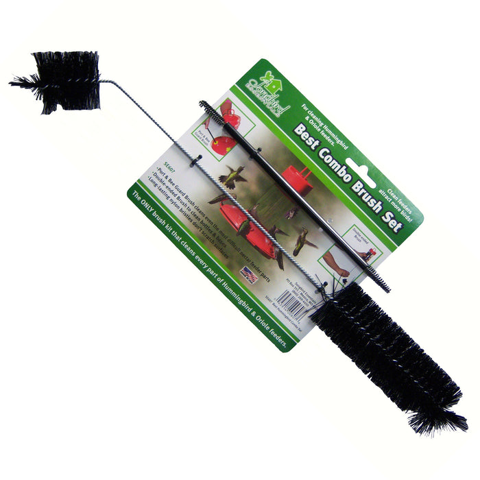 2 Piece Best Combo Hummingbird And Oriole Feeder Cleaning Brush Kit