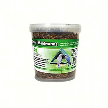 Dried Mealworms 10 OZ. Tub