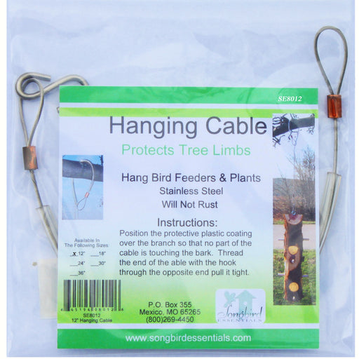 Stainless Steel Bird Feeder Hanging Cable 12 IN
