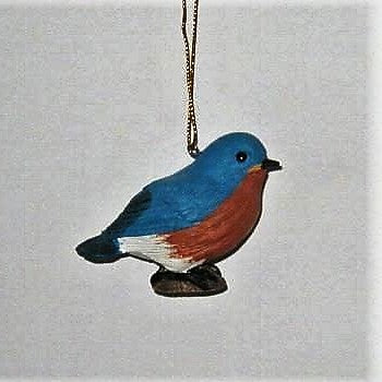 Poly-resin Baby Bluebird Ornament