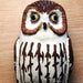 Polyresin Owl Statuette 4.5 IN