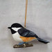 Poly-resin Life-size Chickadee Ornament