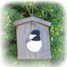 Poly-resin Chickadee House Ornament