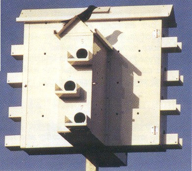 14 Round Lonestar Doors Alamo Purple Martin House