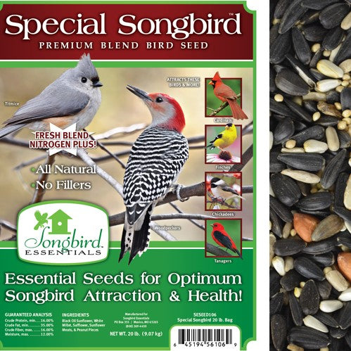 20 LB Special Songbird Premium Blend Bird Seed