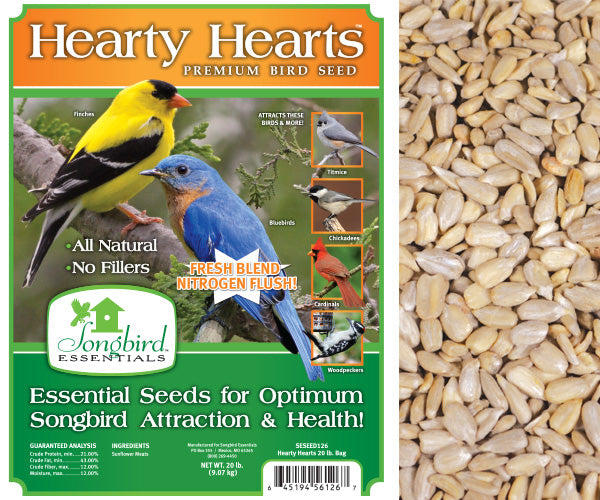 Hearty Hearts Premium Bird Seed 20 LB
