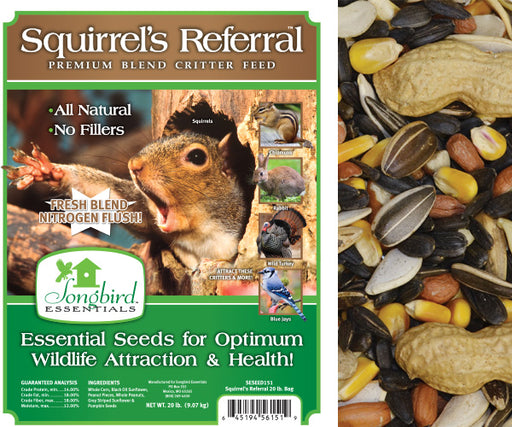 Squirrel's Referral Premium Blend Critter Feed 20 LB