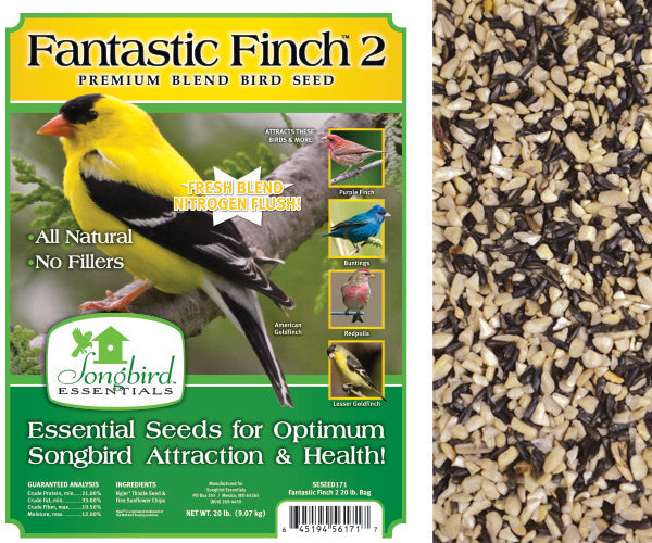 Fantastic Finch 2 Premium Bird Seed 20 LB