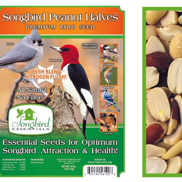 5 LB Songbird Peanut Halves