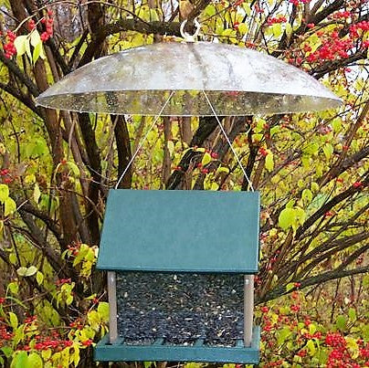Clear Hanging Baffle Used For Bird Feeders or Birdhouses 20 IN