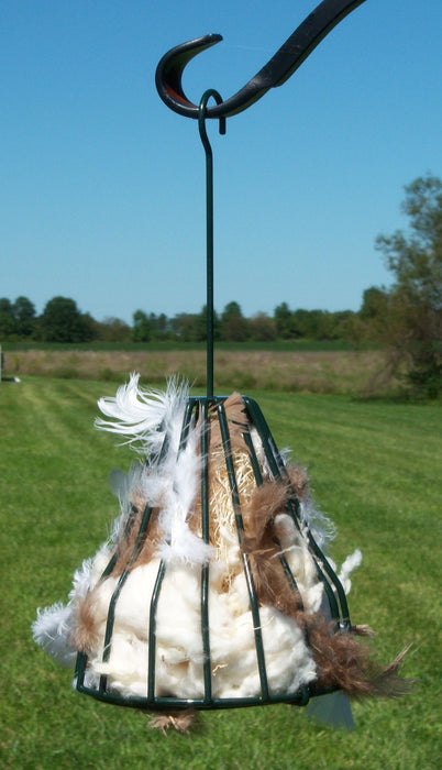 Birdie Bell With Bird Nesting Material