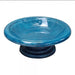 Azure Blue Fiber Birdbath Bowl With Small Base 20 IN x 20 IN 