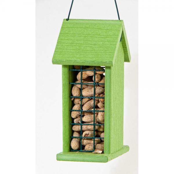 Eco Friendly Plastic Full Shell Peanut Feeder 6 IN X 4.5 IN x 10 IN