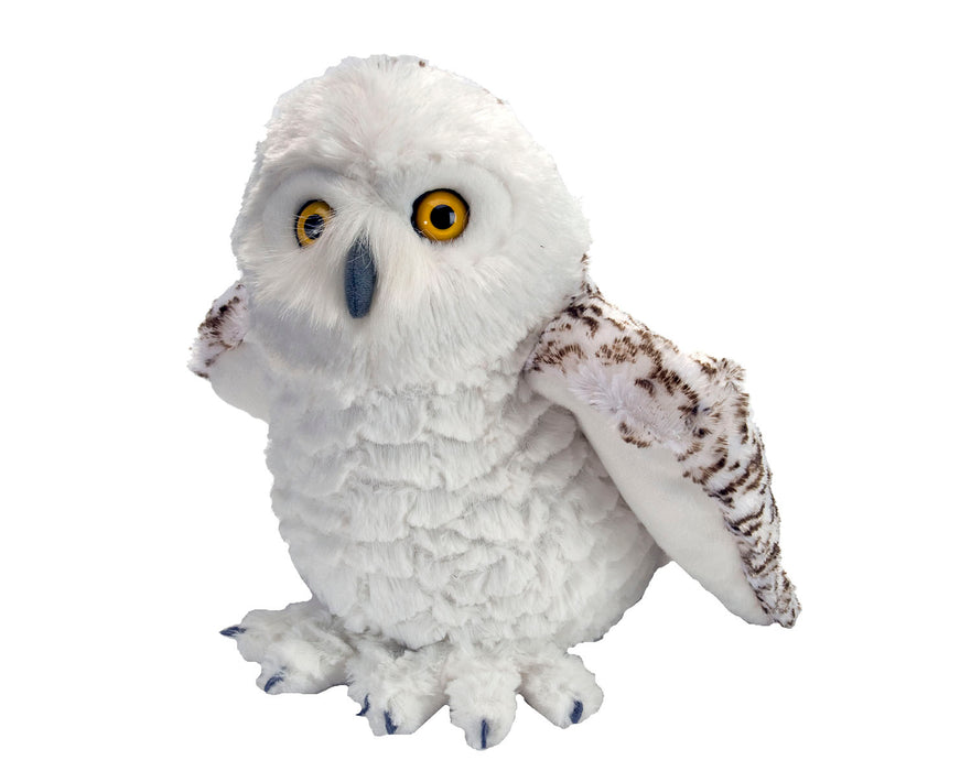 12 IN Snowy Owl Plush Stuffed Toy