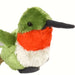 Ruby throated Hummingbird Plush Stuffed Toy 8 IN