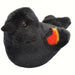 Red Winged Blackbird Plush Stuffed Toy 5 IN