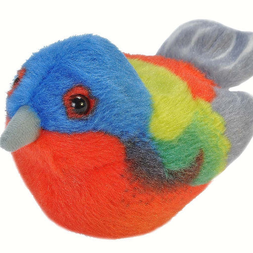 Painted Bunting Plush Stuffed Toy 5 IN