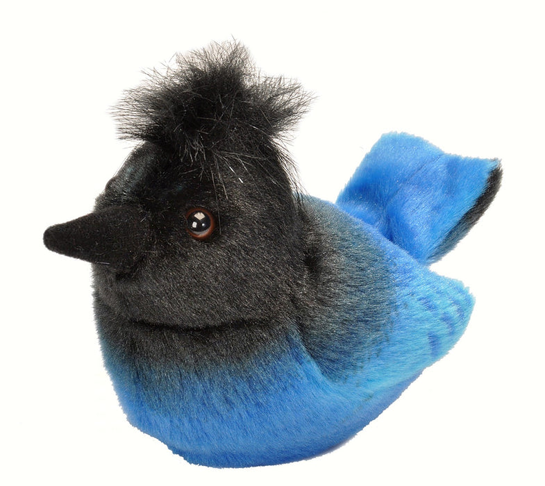 Steller's Bluejay Plush Stuffed Toy 5 IN