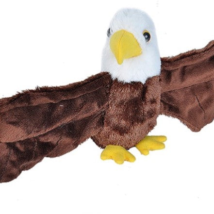 8 IN Bald Eagle Hugger Plush Stuffed Toy