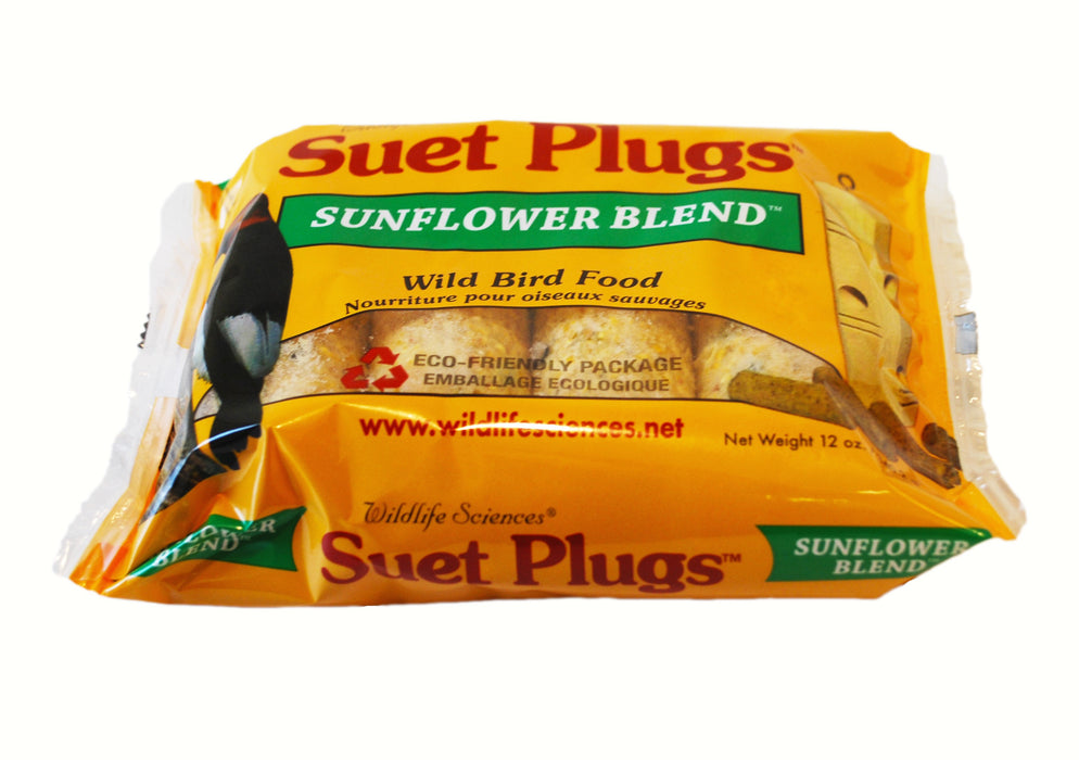 Sunflower Suet Plugs 12 OZ