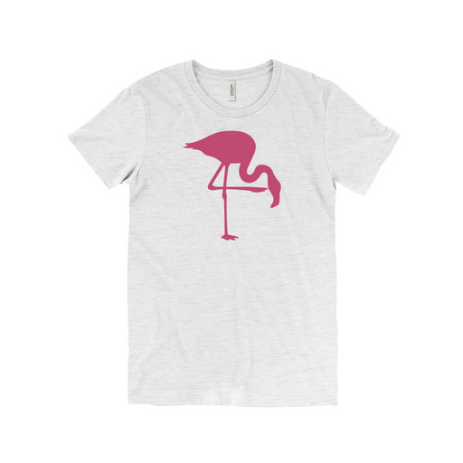 Bella + Canvas Women's Box Cut Bending Flamingo Silhouette Graphic T-Shirt