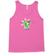 Tank Top Bella + Canvas Women's Coloring Book Hummingbird Design