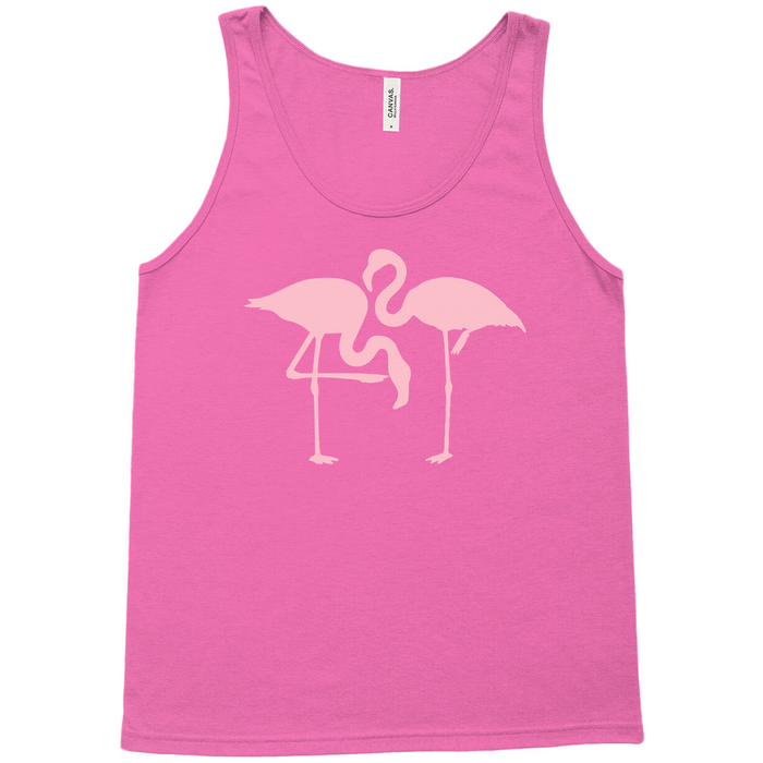 Bella + Canvas Women's Flamingos in Love Jersey Tank Top