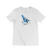 Bella + Canvas Women's Box Cut Painted Bluejay Graphic T-Shirt