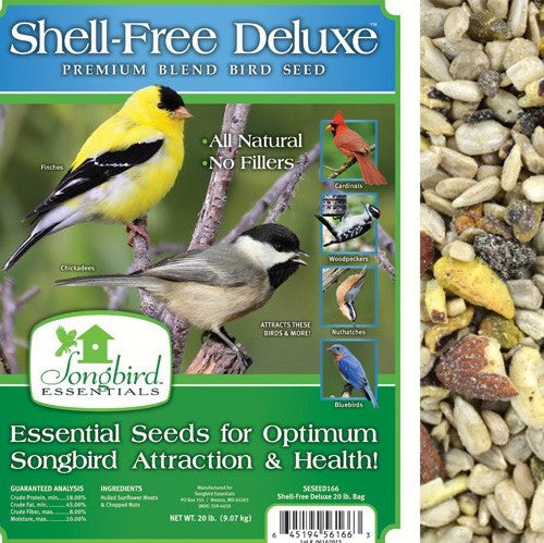 Shell Free Deluxe Bird Seed 20 LB